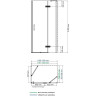 Душевой уголок WASSERKRAFT ALLER 10H06RBLACK MATT 120x80 см