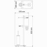 Напольная комбинированная стойка WASSERKRAFT K1264B K-1264B