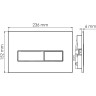 Система инсталляции для унитазов WASSERKRAFT DINKEL 58TLT.010.ME.RG03