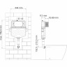 Встраиваемый смывной бачок WASSERKRAFT ALLER 10TLT.031.ME.PB02